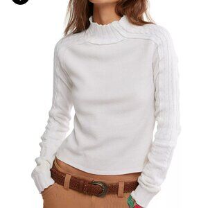 NWT Free People WTF Breezy Sweater Size S